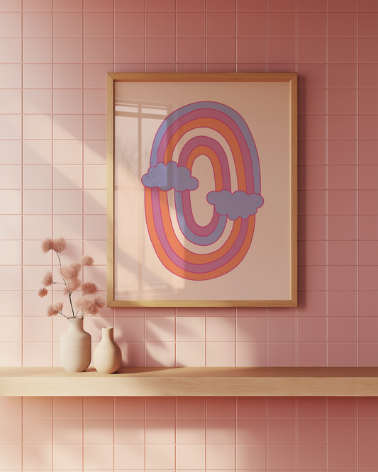 Pastel Rainbow Dream Poster