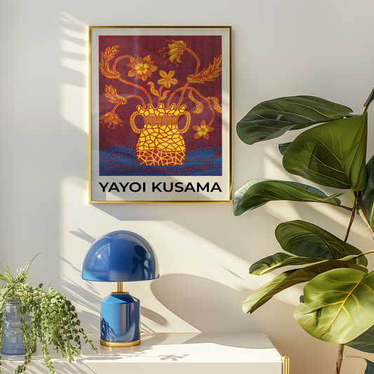 Yayoi Kusama Bloom Mosaic Poster