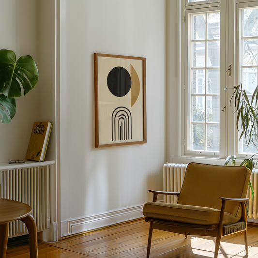 Modern Celestial Forms Poster