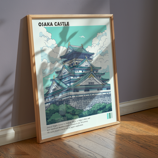 Osaka Castle Poster