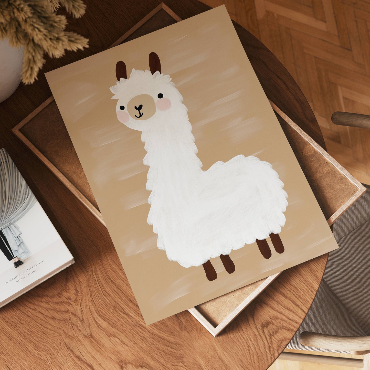 Lovely Llama Poster