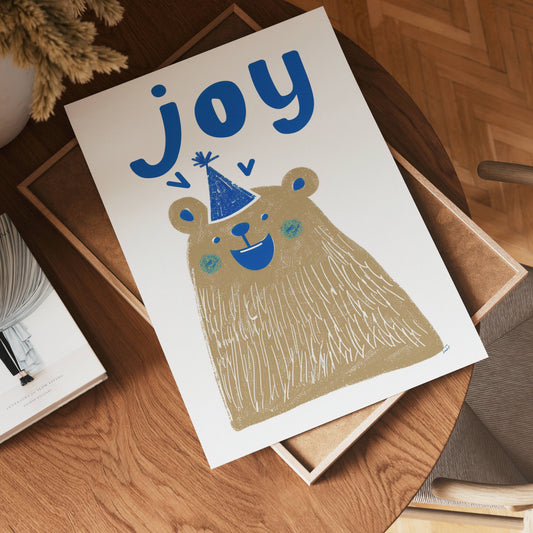 Joy Bear Poster