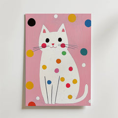 Polka Cat Poster