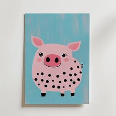 Polka Pig Poster