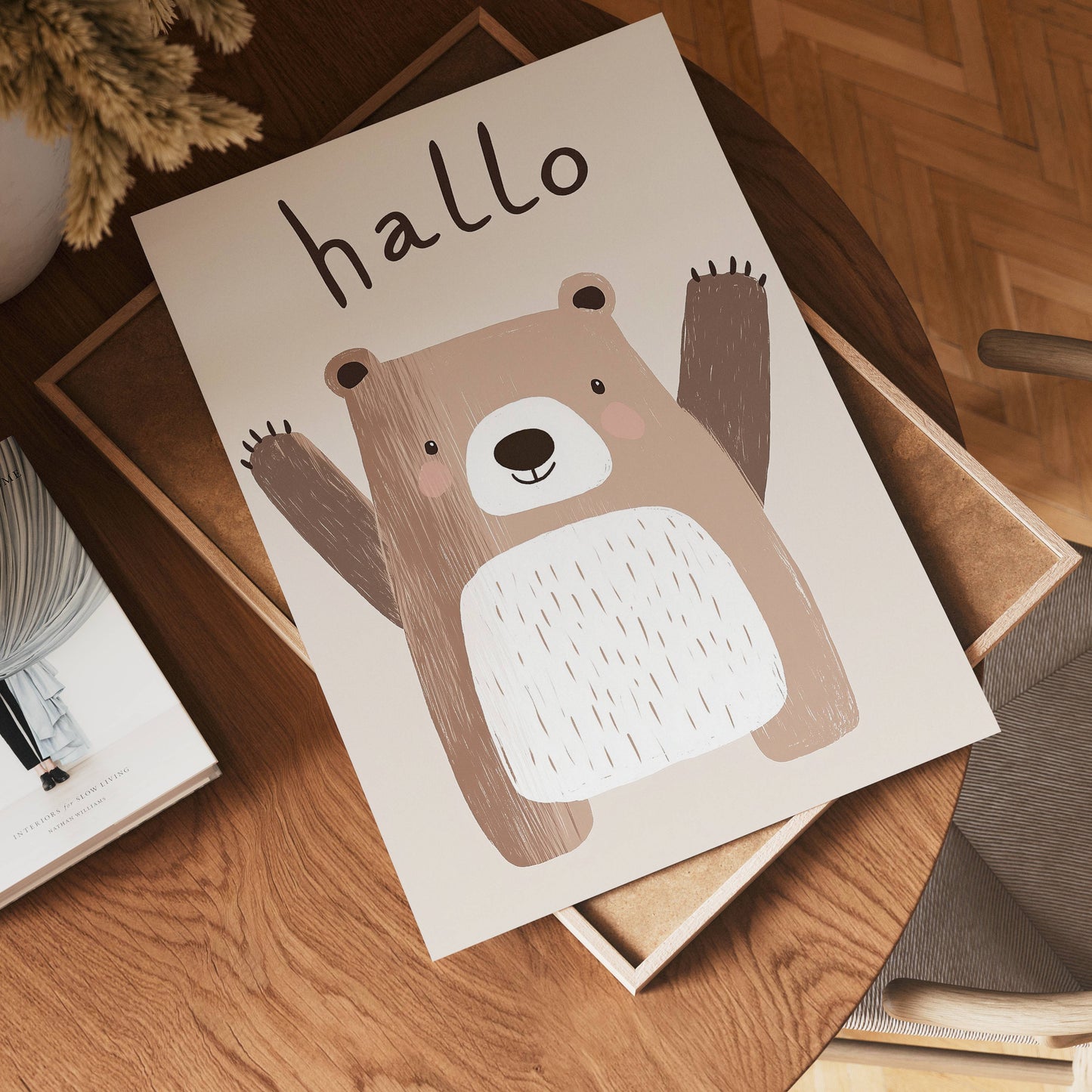 Hallo Bear Poster