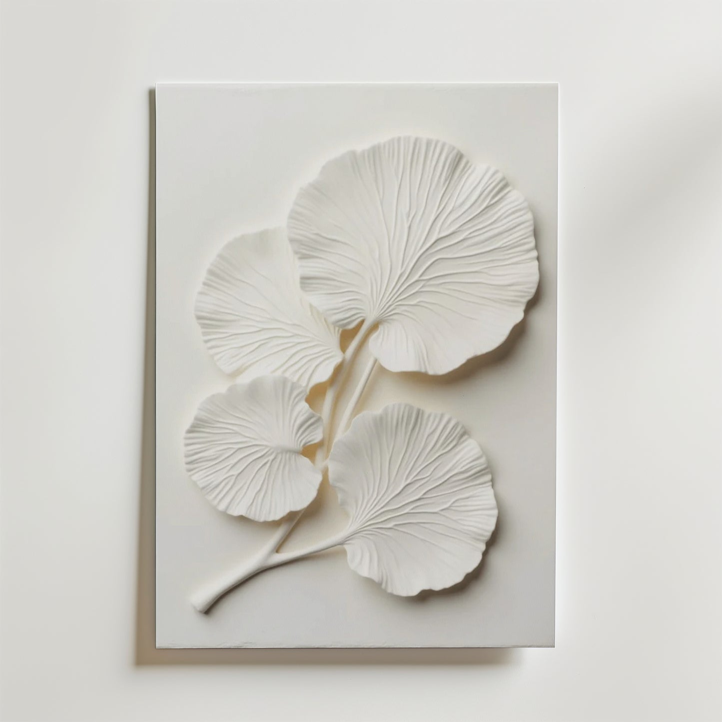 Ginkgo Leaf Textured No.2 Poster
