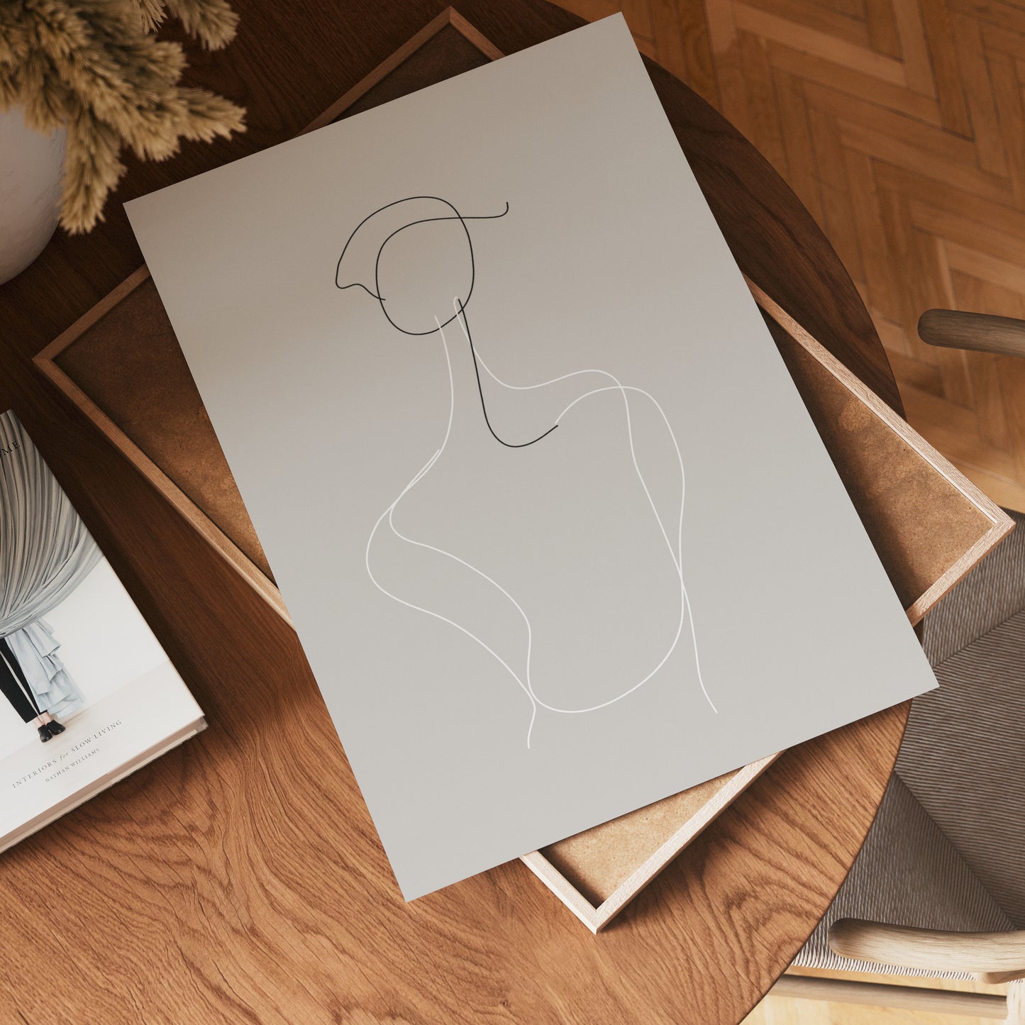 Elegant Contour Poster