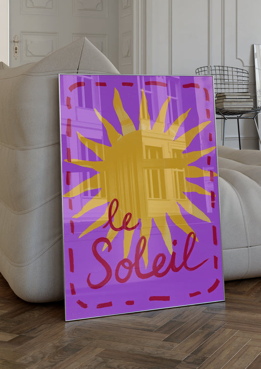 Le Soleil Sun Poster