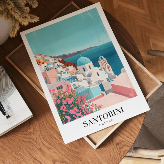 The Santorini Poster