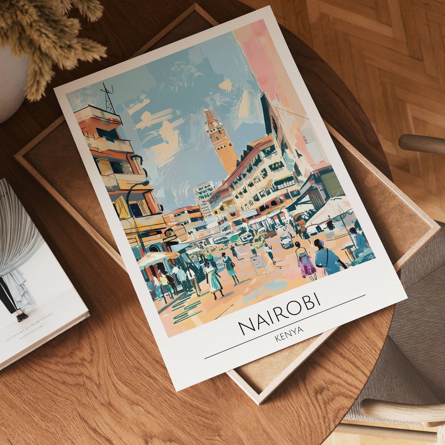 Nairobi Market Streets Poster