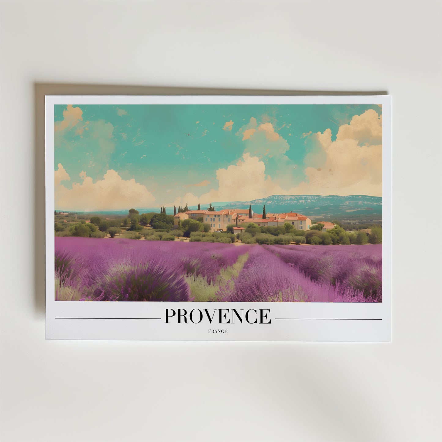 Provence Lavender Fields Poster