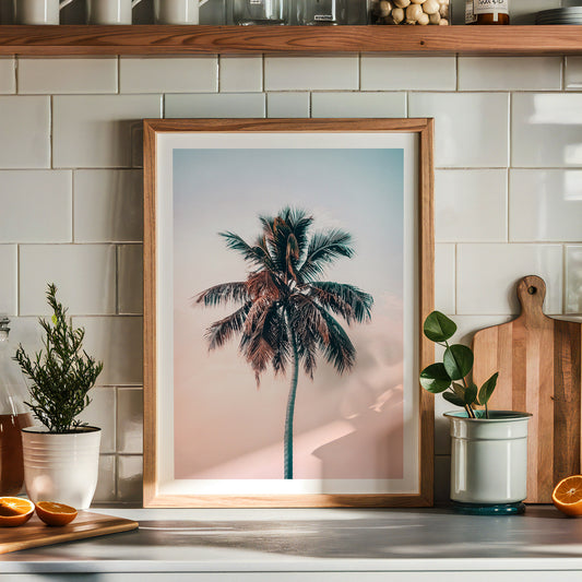 Sunset Palm Dream Poster
