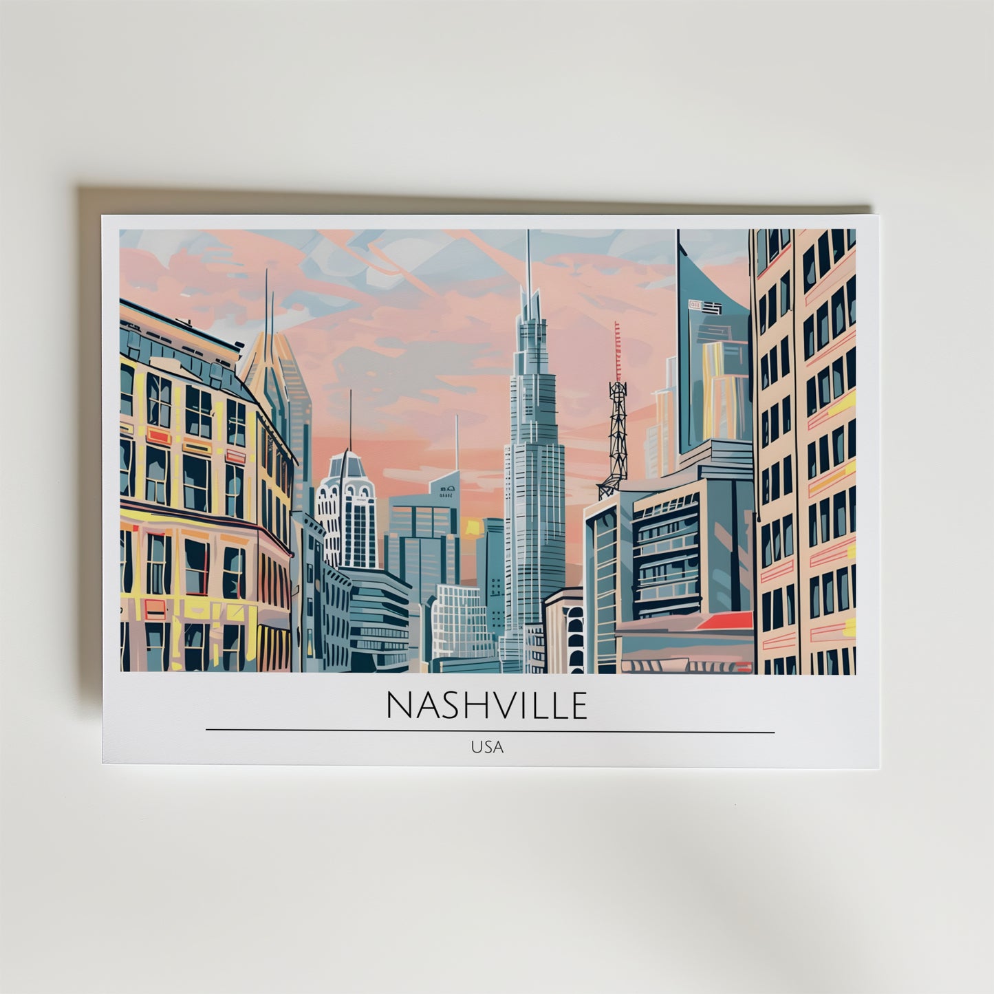 Nashville Skyline Poster