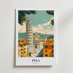 The Leaning Charm Of Pisa Poster