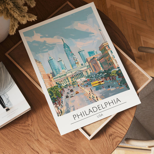 Philadelphia City Hall View Poster