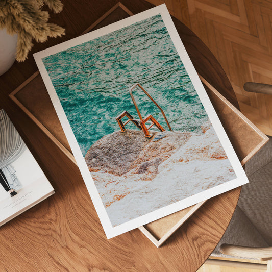 Mediterranean Swim Point Poster