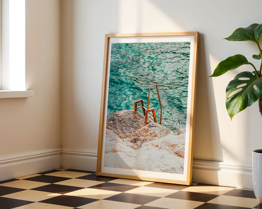 Mediterranean Swim Point Poster