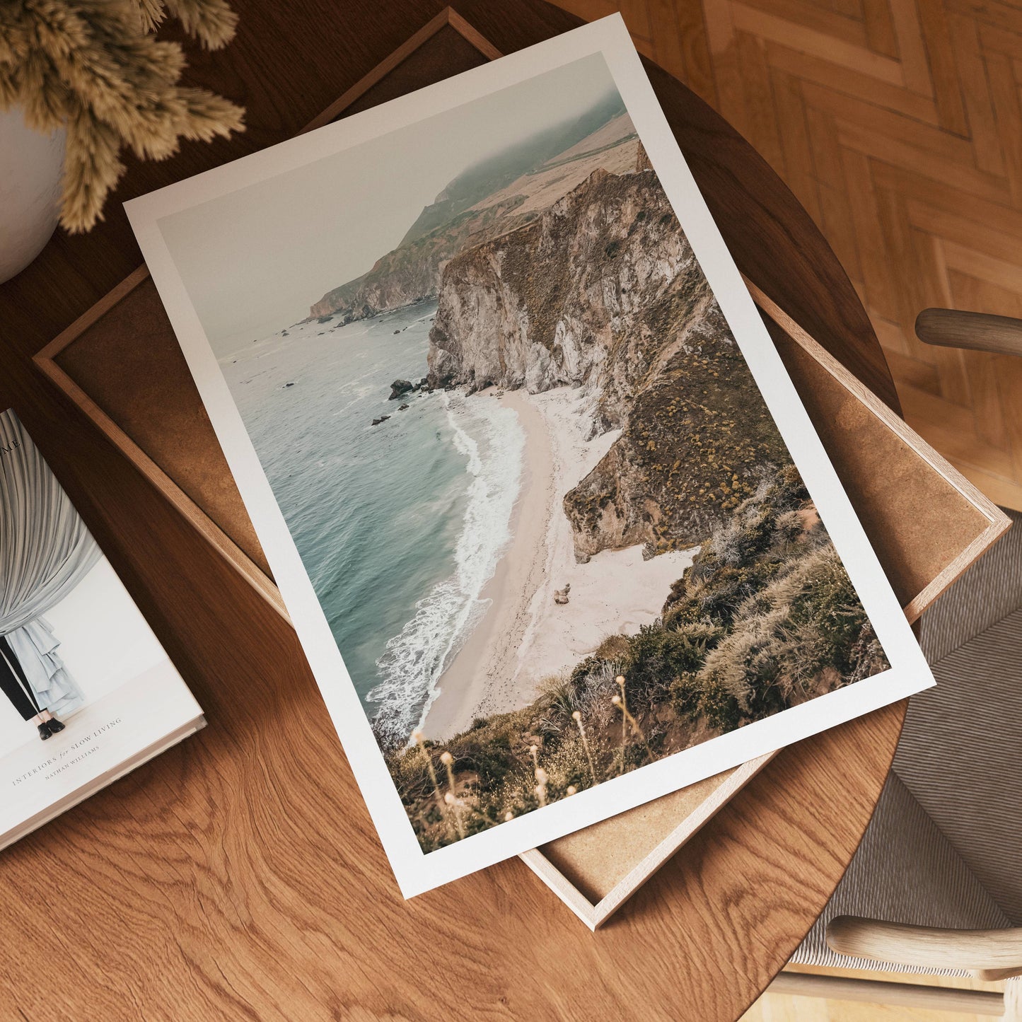 Coastal Cliff Serenity Poster