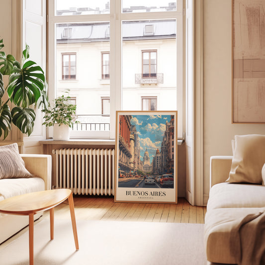 Where Time Walks In Buenos Aires Poster