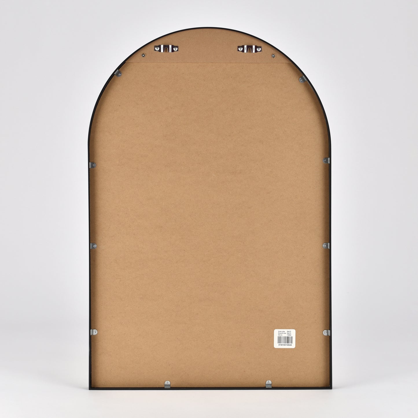 Spegel Bauge Svart Deluxe 50x75 cm