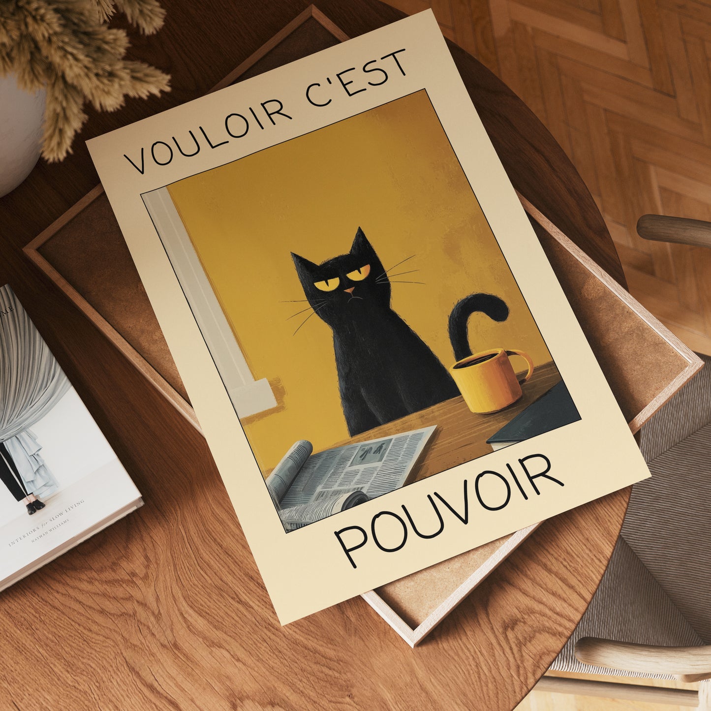 Morning Authority Cat Poster