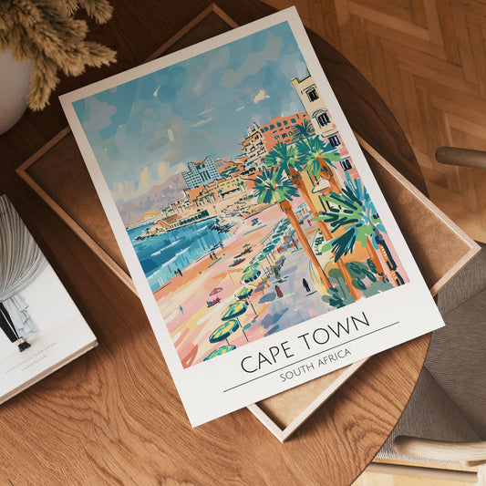 Cape Town Coastal Escape Poster
