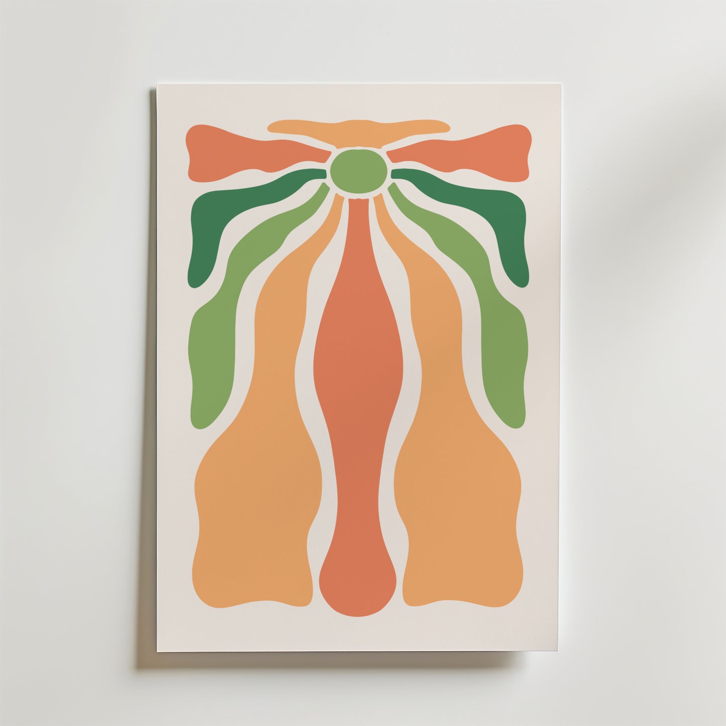 Organic Flow Shapes Poster
