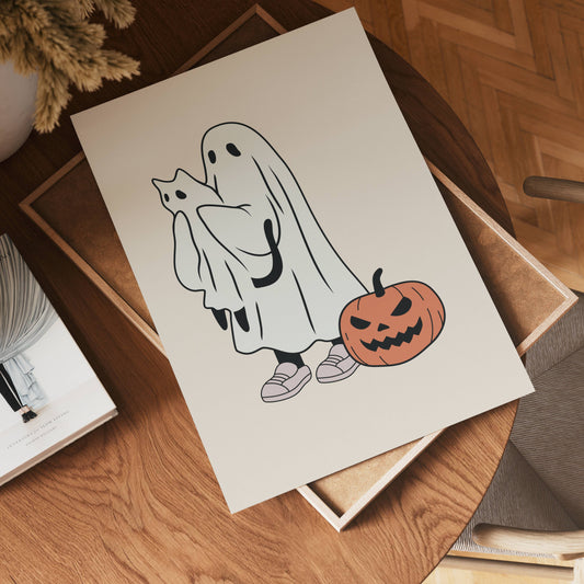 Ghostly Friends Poster