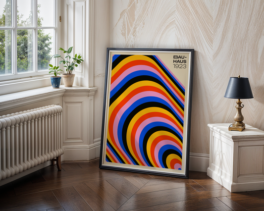 Bauhaus Arches Poster