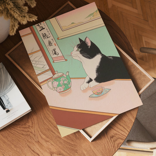 Tranquil Feline Poster