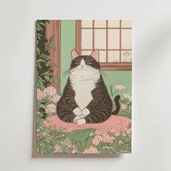 Zen Cat Poster