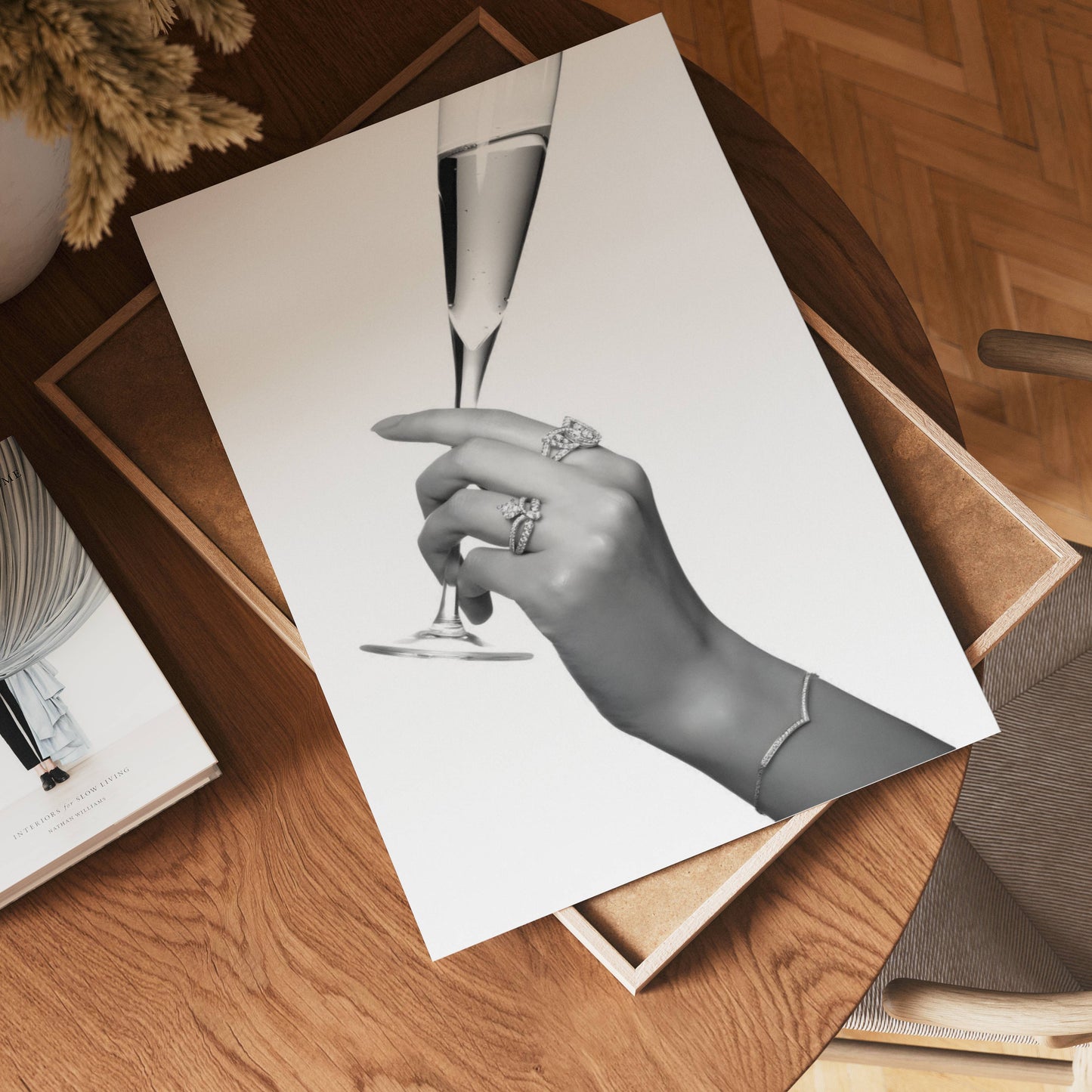 Champagne Elegance Poster