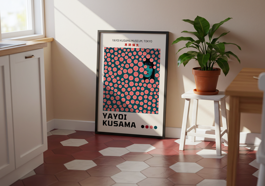 Yayoi Kusama Hidden Gaze Poster