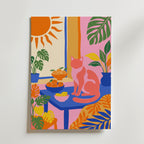 Matisse Kitchen Cat Poster – canvas utan passepartout
