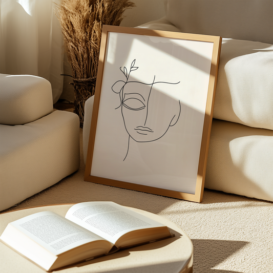 Kahlo Lines Poster