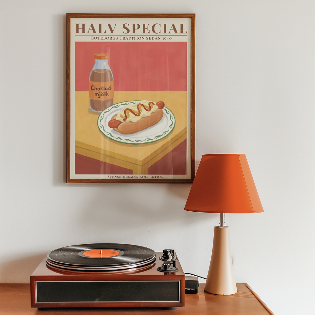 Halv Special Poster – poster på vägg inredning