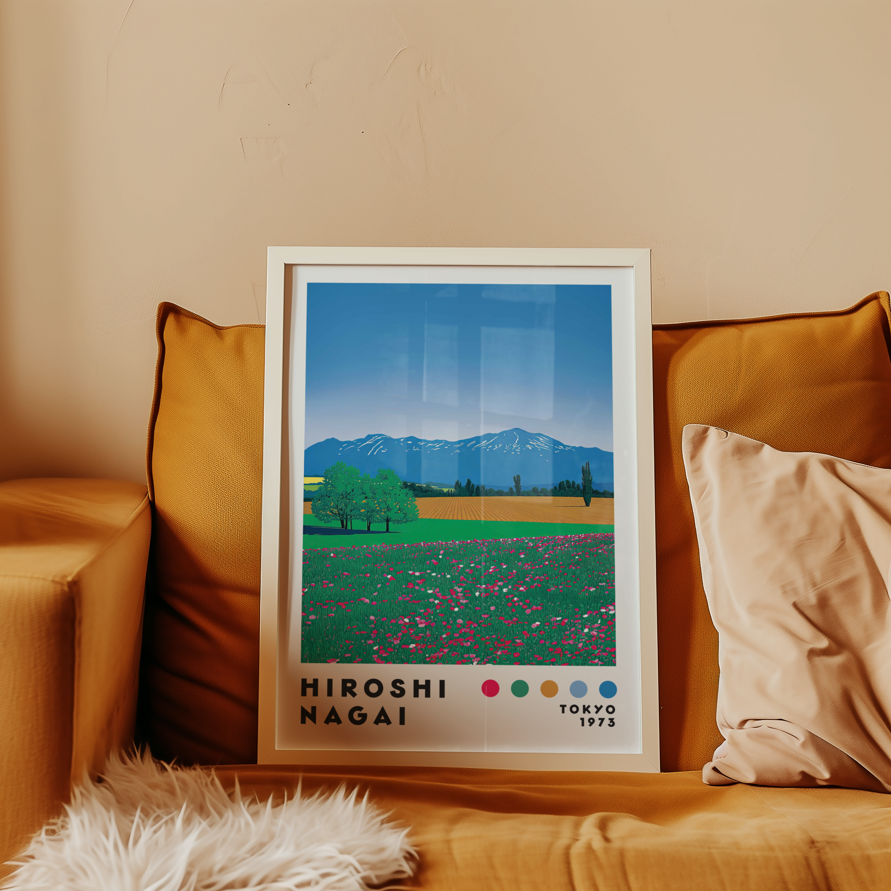 Hiroshi Nagai Meadow Horizon Poster