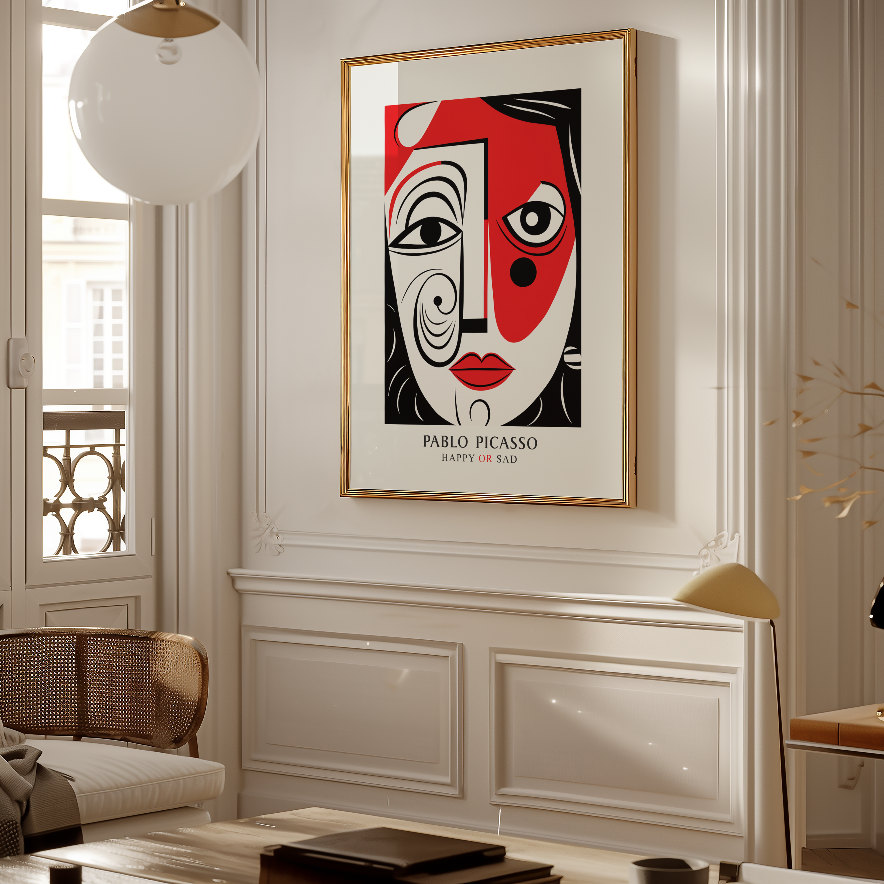 Picasso Happy Or Sad Poster