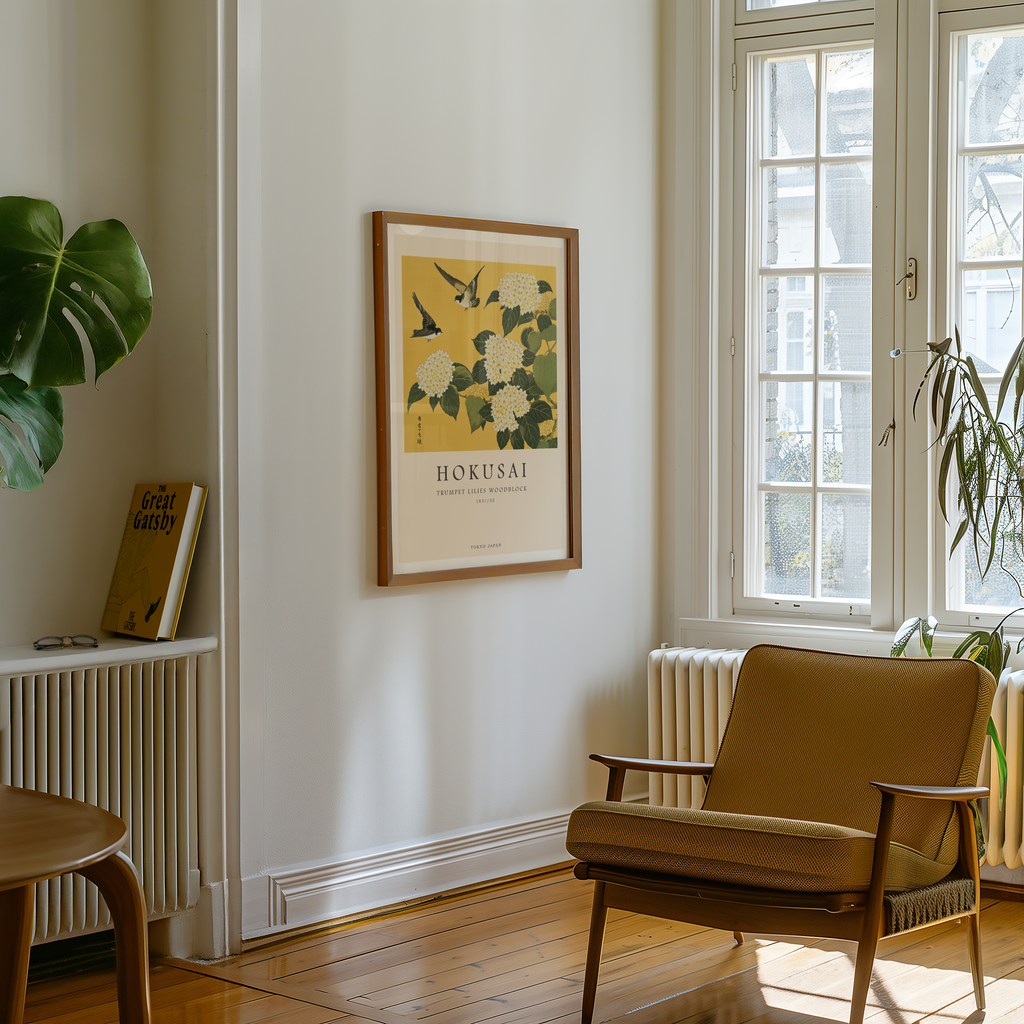 Yellow Botanical Harmony Poster