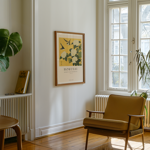 Yellow Botanical Harmony Poster