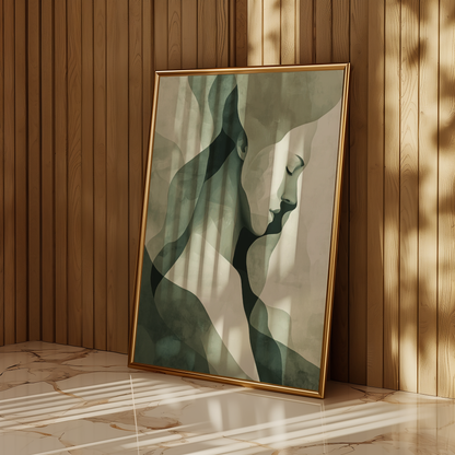 Abstract Reflection Poster