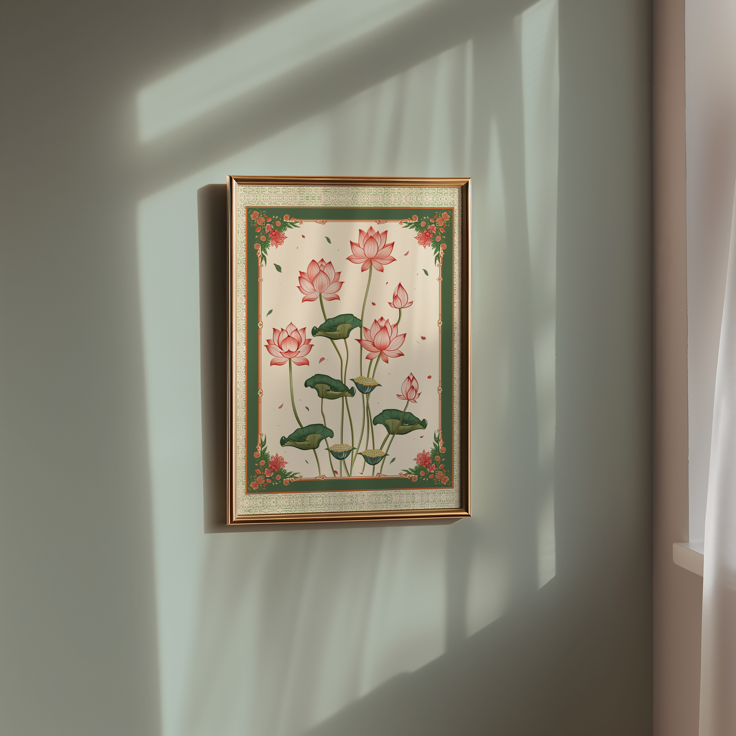 Green Lotus Poster