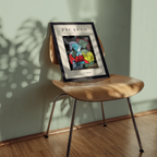 Picasso Colorful Love Embrace Poster