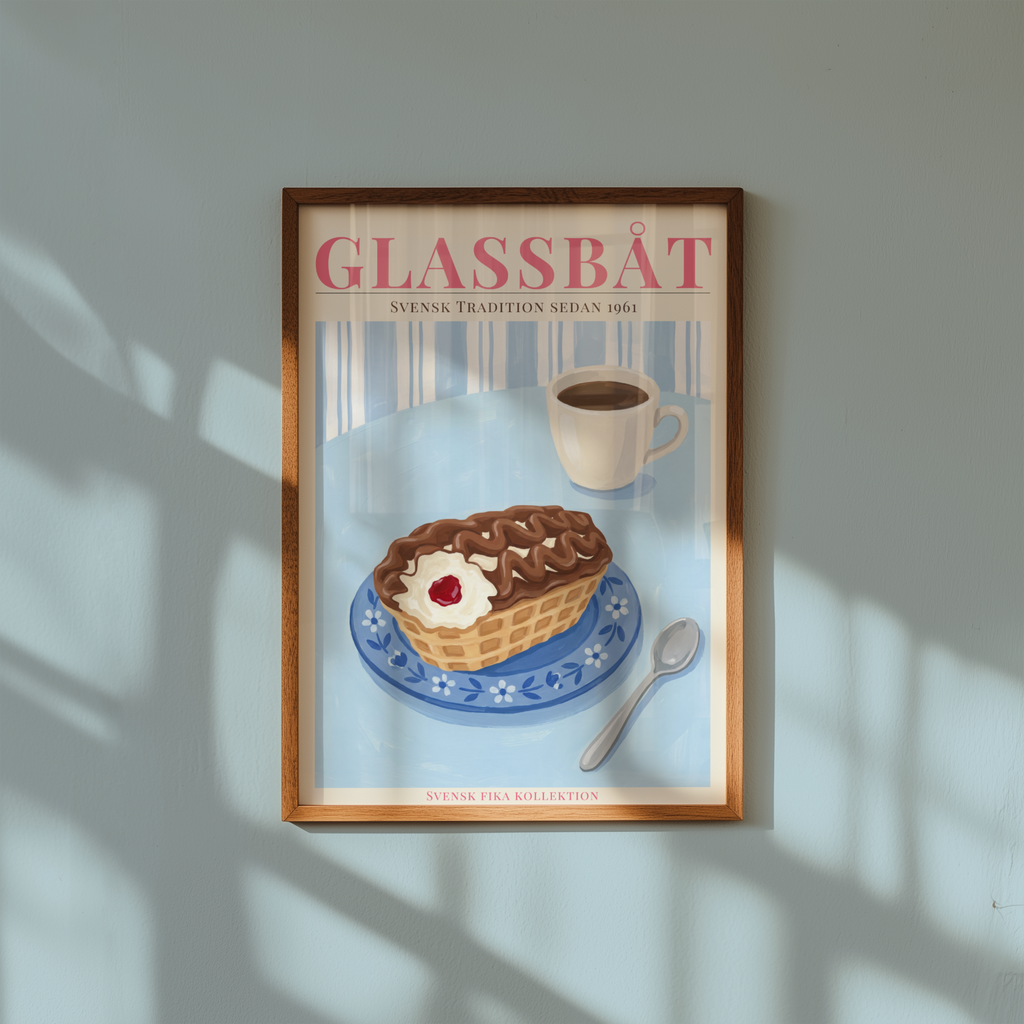 Glassbåt Poster – poster på vägg inredning