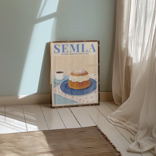 Semla Poster – poster på vägg inredning