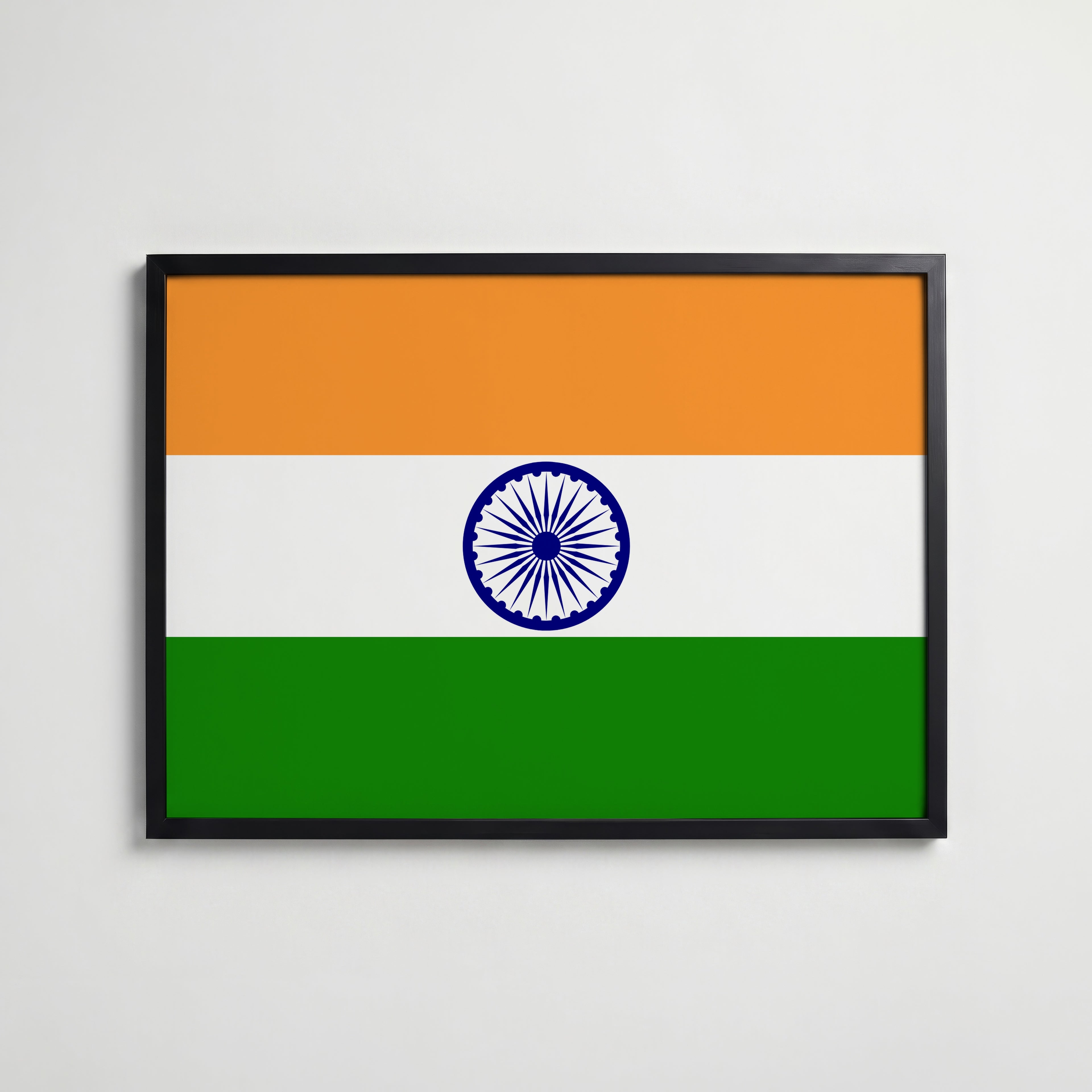 India National Flag Poster affisch – köp poster online – Bozetto väggdekoration