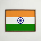 India National Flag Poster poster – väggdekoration för hemmet – köp hos Bozetto