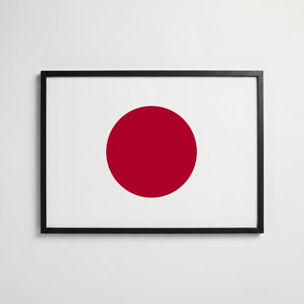 Japan National Flag Poster affisch – köp poster online – Bozetto väggdekoration