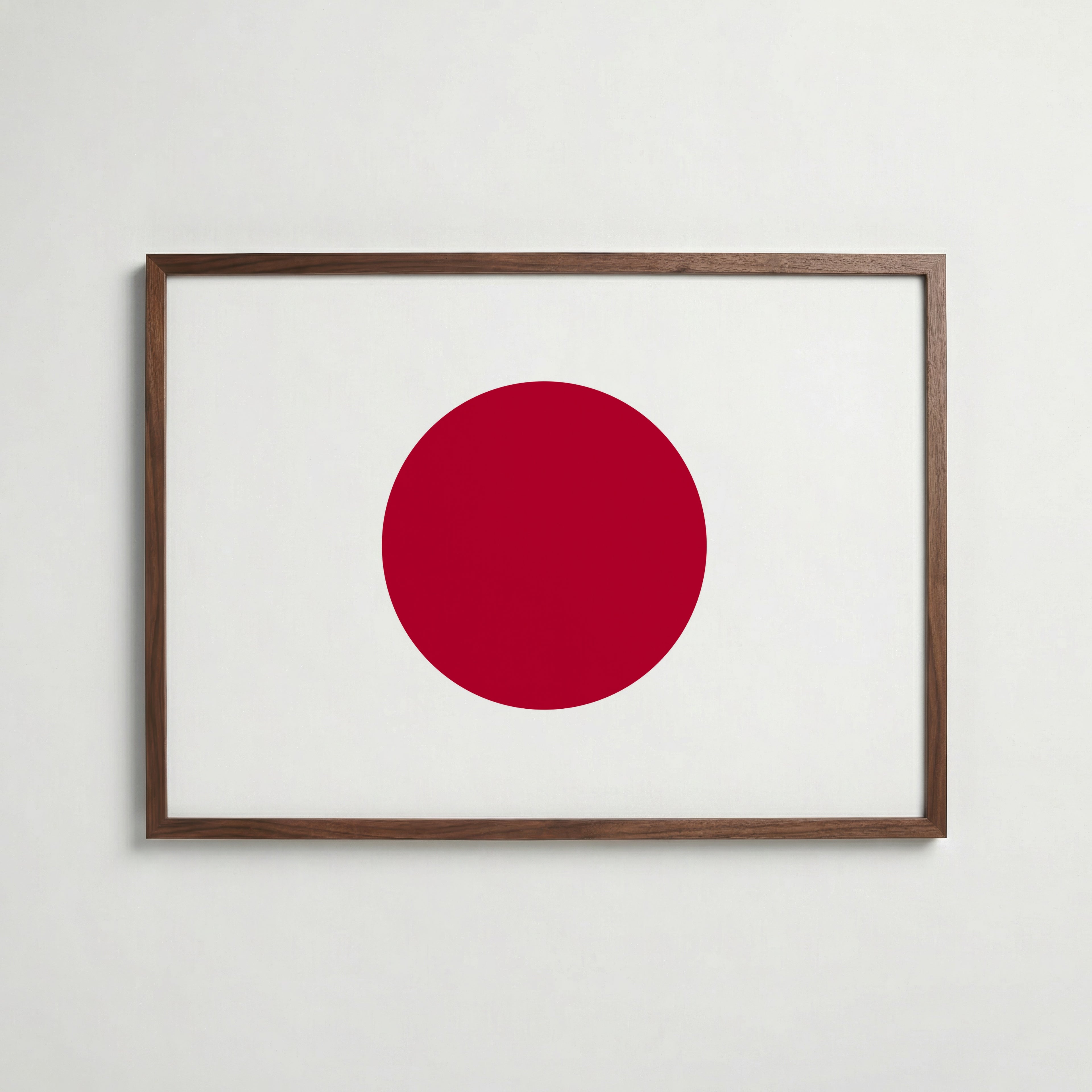 Japan National Flag Poster poster – väggdekoration för hemmet – köp hos Bozetto