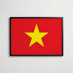 Vietnam National Flag Poster affisch – köp poster online – Bozetto väggdekoration